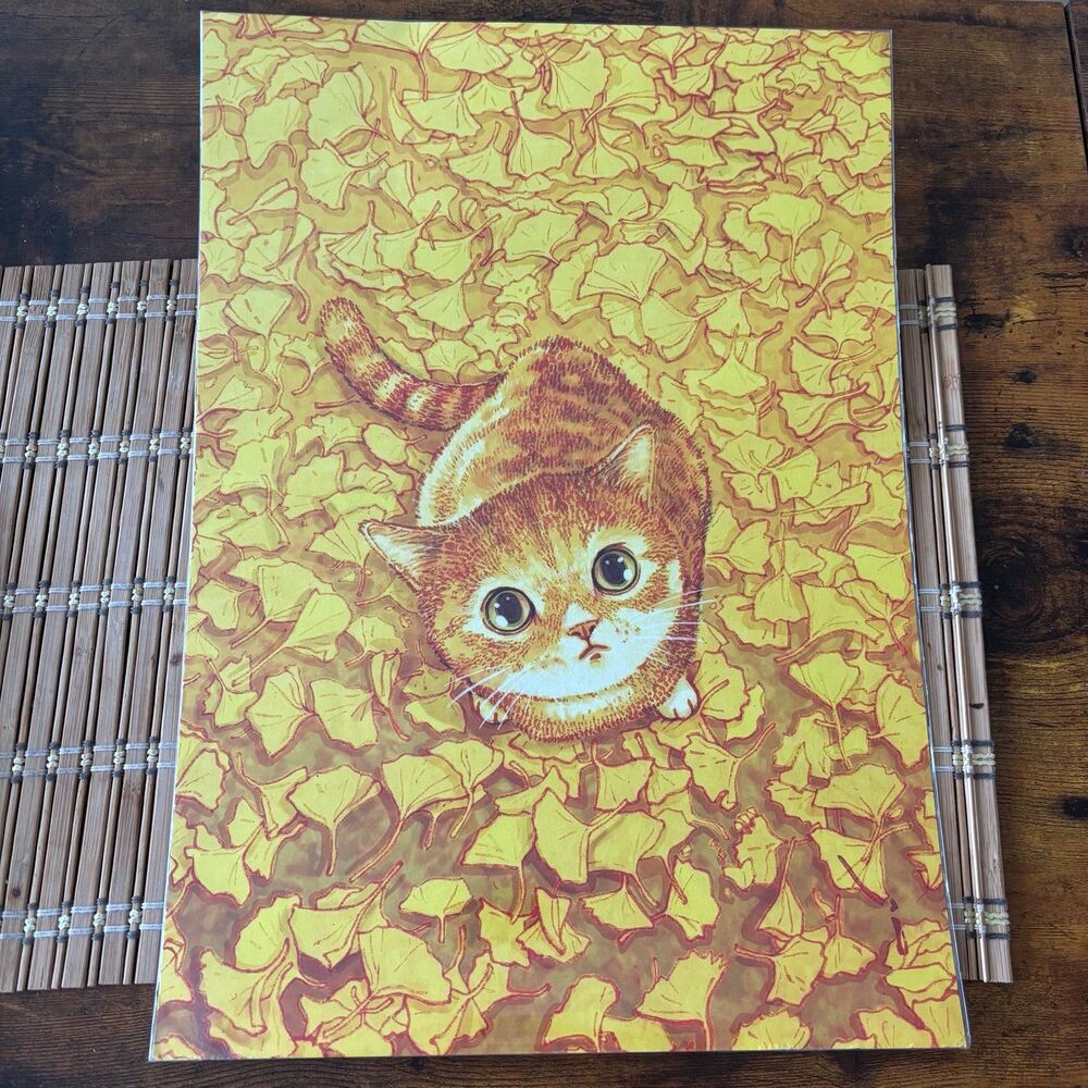A Child Resembling Autumn Korean Cat Art Print